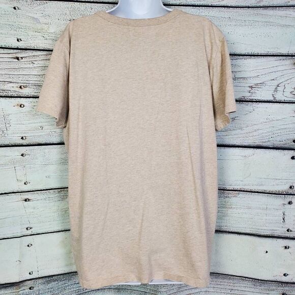 Maurices XL Beige Nashville Music City Graphic Tee Cutout Neck Short Sleeve - Picture 4 of 7